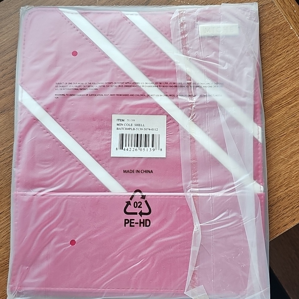 New Miche Petite Shell (Only) In Cole White & Bright Pink - Still In Package - Picture 3 of 3